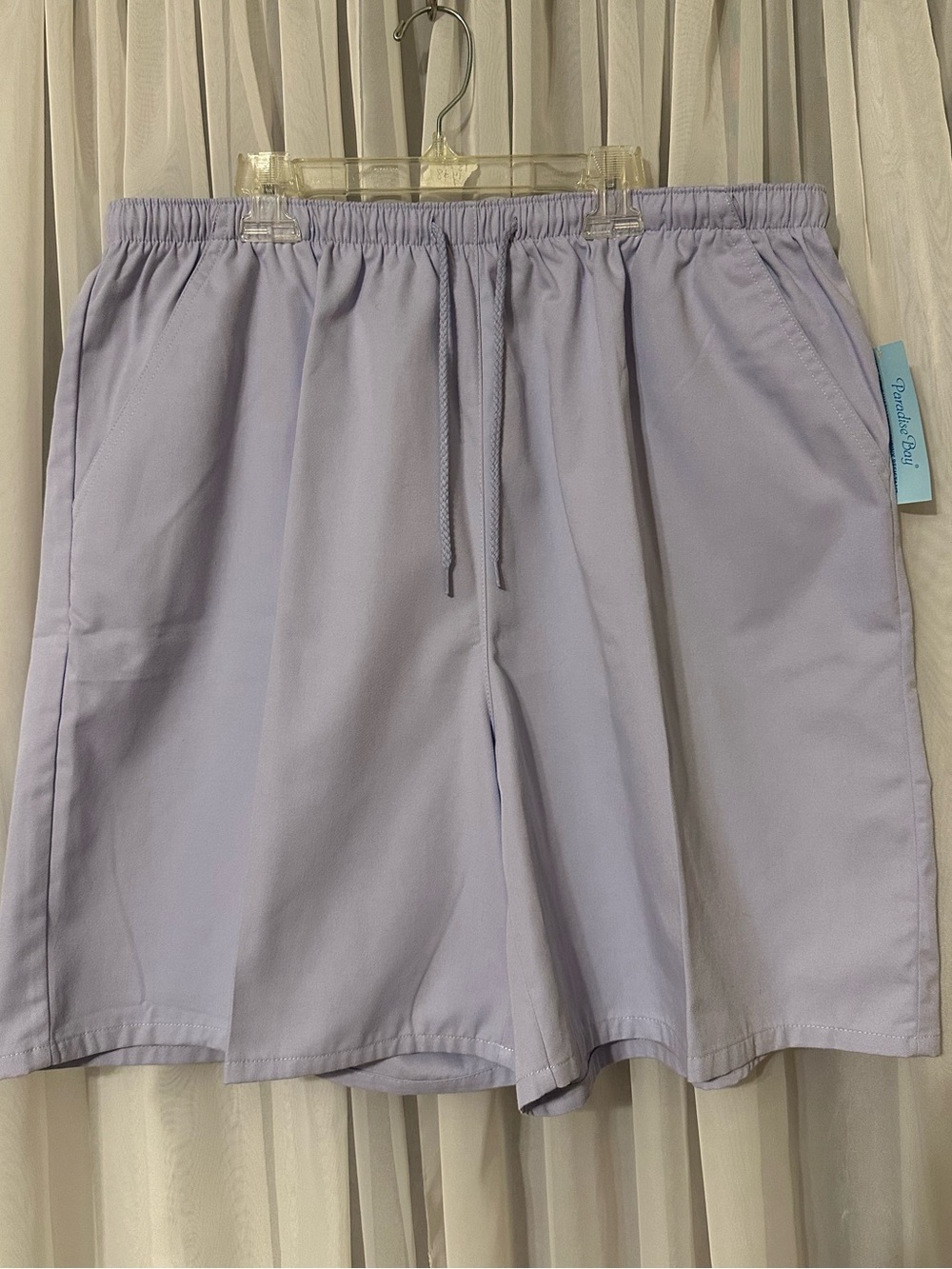 Paradise Bay Lavender Drawstring Casual Shorts Size 1X